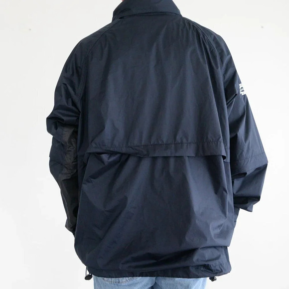 Vintage North End "Chevrolet" Navy Rain Coat Size XL - Picture 4 of 13